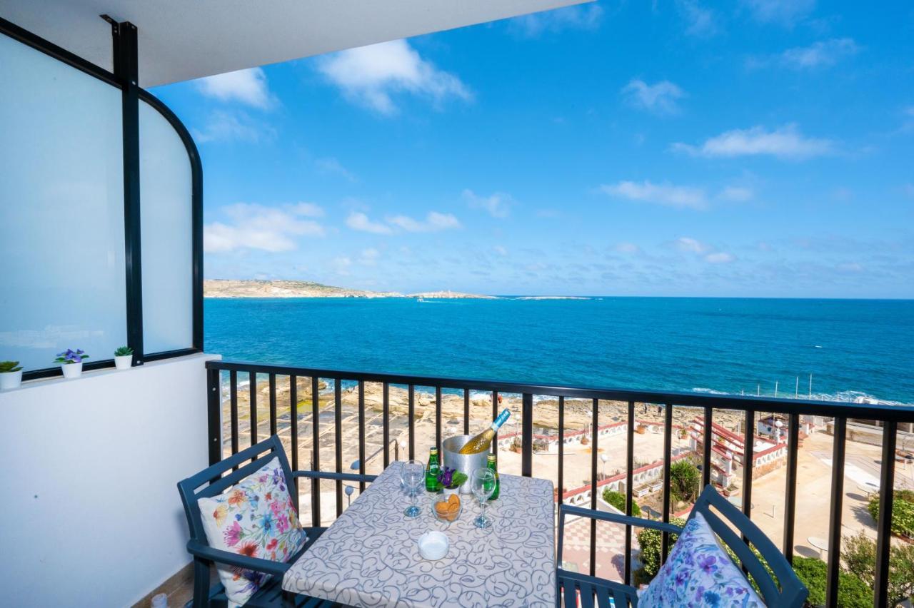 Islet Promenade Seafront 1 Bedroom Apartment With Sea View Balcony By Getawaysmalta Bahía de San Pablo Exterior foto