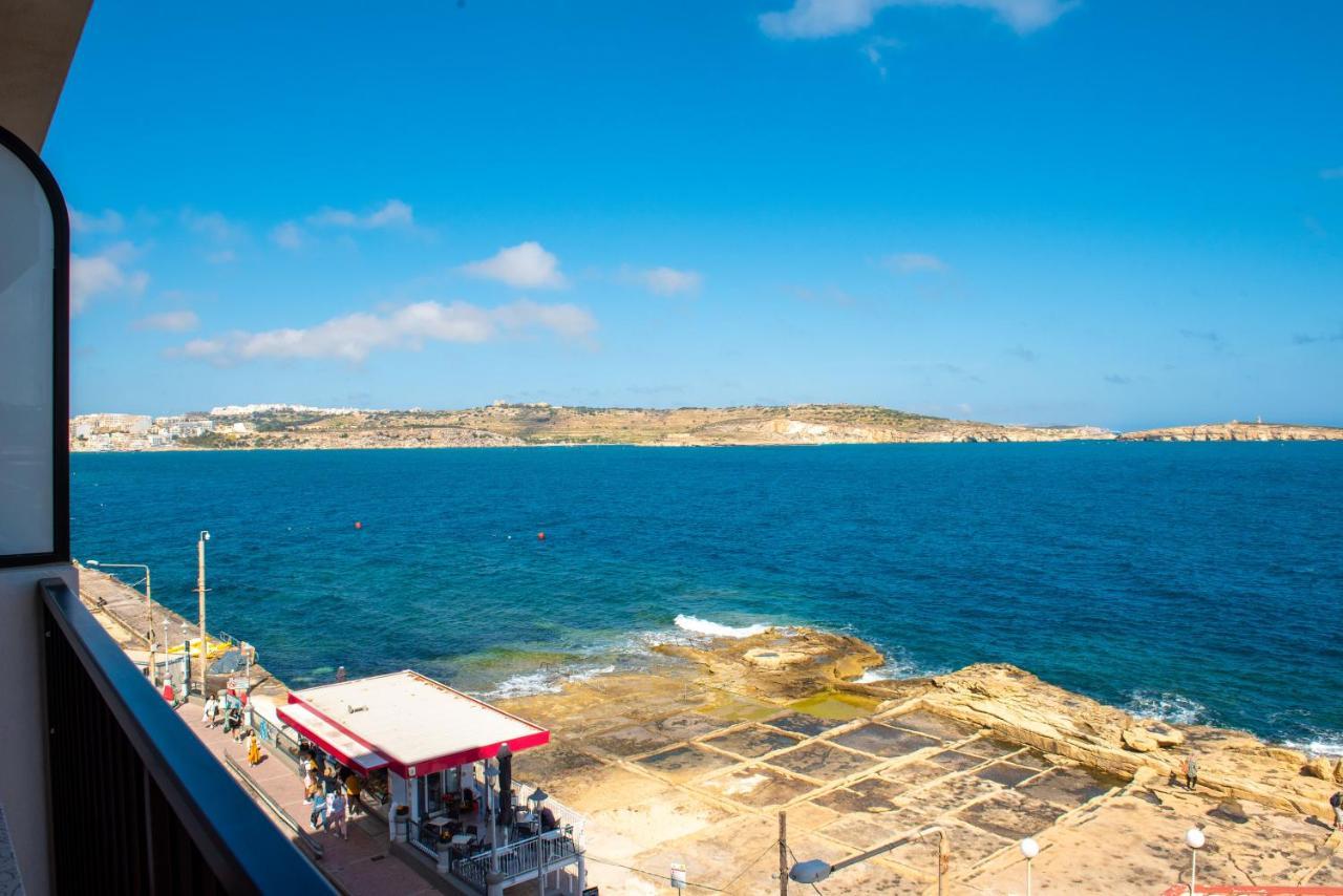 Islet Promenade Seafront 1 Bedroom Apartment With Sea View Balcony By Getawaysmalta Bahía de San Pablo Exterior foto