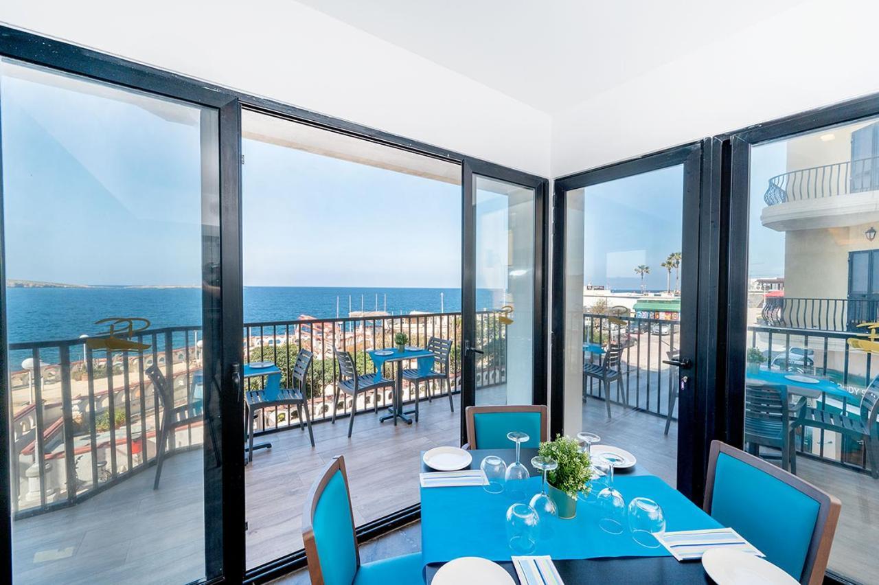 Islet Promenade Seafront 1 Bedroom Apartment With Sea View Balcony By Getawaysmalta Bahía de San Pablo Exterior foto